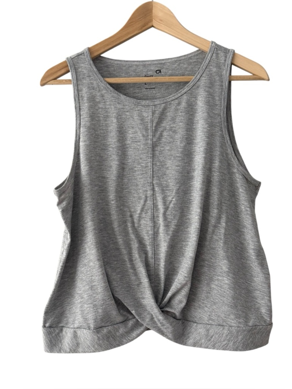 GAP Heather Gray Twist-Front  Women’s Tank